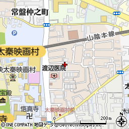 京都府京都市右京区太秦一ノ井町29-3周辺の地図