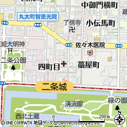 京都府京都市上京区左馬松町周辺の地図