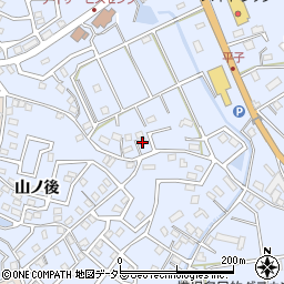 愛知県大府市横根町狐山43周辺の地図