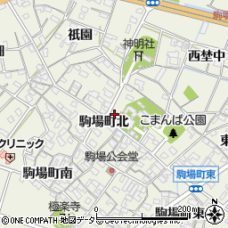 ＪＡあいち豊田駒場周辺の地図