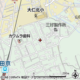 静岡県伊豆の国市田京708-19周辺の地図
