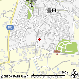 滋賀県蒲生郡日野町豊田182周辺の地図
