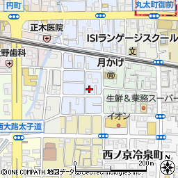 京都府京都市中京区西ノ京平町140周辺の地図
