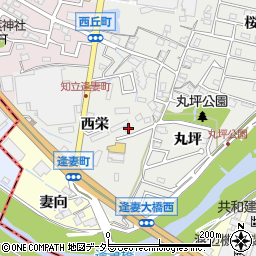 愛知県知立市逢妻町西栄7-25周辺の地図