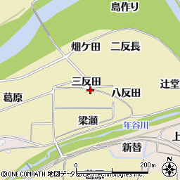 京都府亀岡市保津町三反田周辺の地図
