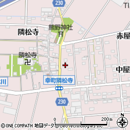 愛知県豊田市幸町隣松寺224周辺の地図