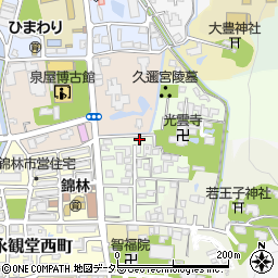 ＧＳパーク南禅寺北ノ坊町駐車場周辺の地図