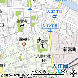 静岡県静岡市清水区入江南町2周辺の地図