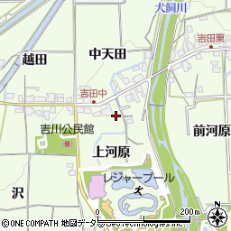 京都府亀岡市吉川町吉田上河原周辺の地図