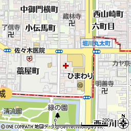 安達表具店周辺の地図