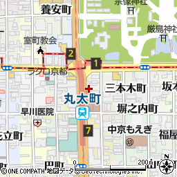 鳳林 丸太町店周辺の地図