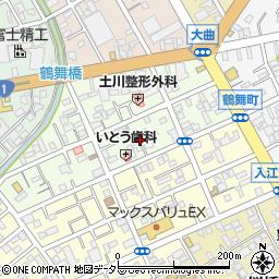 静岡県静岡市清水区鶴舞町3周辺の地図