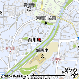 京都府亀岡市余部町前川原17-36周辺の地図