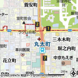 京都府京都市中京区大倉町周辺の地図