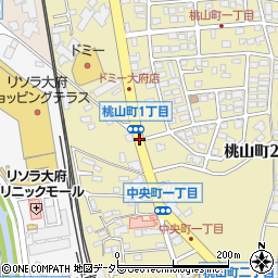 桃山町１周辺の地図