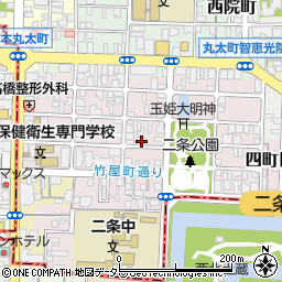 京都府京都市上京区主税町1021周辺の地図