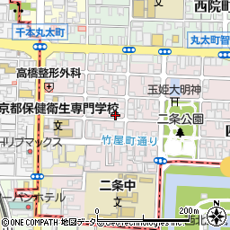 京都府京都市上京区主税町1104周辺の地図
