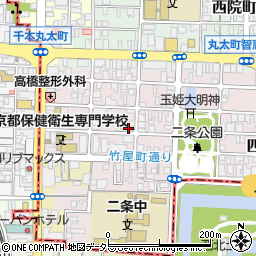 京都府京都市上京区主税町1104-2周辺の地図