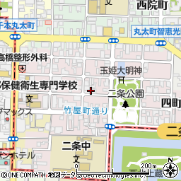 京都府京都市上京区主税町1020周辺の地図