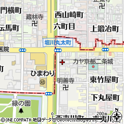 京都府京都市中京区七町目4周辺の地図