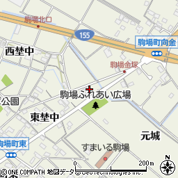 梶田周辺の地図