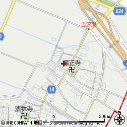 三重県三重郡菰野町吉澤80周辺の地図