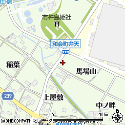 愛知県豊田市和会町馬場山70周辺の地図