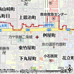 京都府京都市中京区田中町周辺の地図