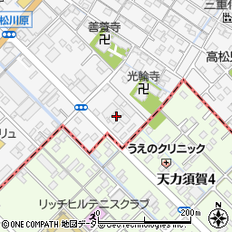 三重県三重郡川越町高松86-1周辺の地図