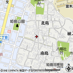 愛知県東海市富木島町北島93周辺の地図
