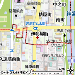 京都府京都市上京区伊勢屋町周辺の地図