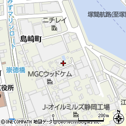 静岡県静岡市清水区島崎町周辺の地図