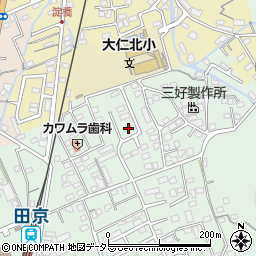静岡県伊豆の国市田京707-20周辺の地図