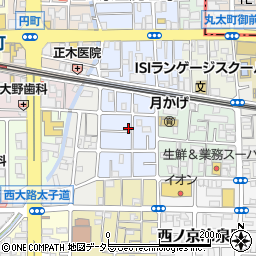 京都府京都市中京区西ノ京平町47周辺の地図