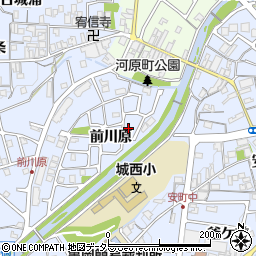 京都府亀岡市余部町前川原17-38周辺の地図