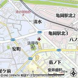 亀岡病院介護複合施設「けやき」周辺の地図