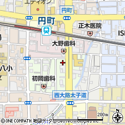 円町ダンス教室周辺の地図