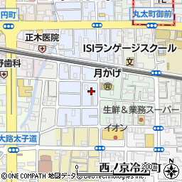 京都府京都市中京区西ノ京平町134周辺の地図