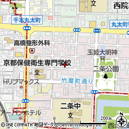 京都府京都市上京区主税町周辺の地図