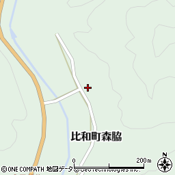 広島県庄原市比和町森脇612周辺の地図
