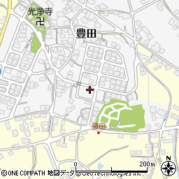 滋賀県蒲生郡日野町豊田100周辺の地図