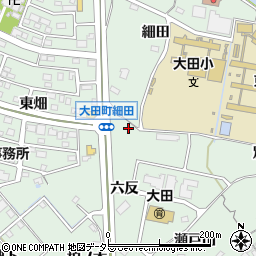 愛知県東海市大田町細田46周辺の地図