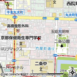 京都府京都市上京区主税町1103周辺の地図