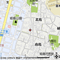 愛知県東海市富木島町北島86周辺の地図