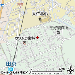 静岡県伊豆の国市田京707-46周辺の地図