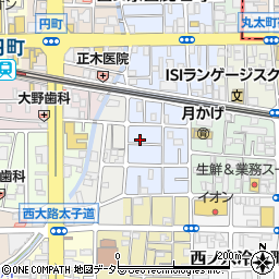 京都府京都市中京区西ノ京平町53周辺の地図
