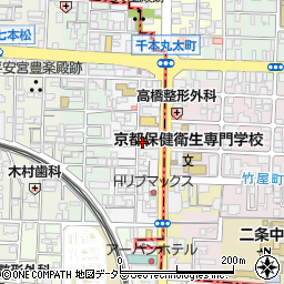 日本少林寺拳法連盟京都北野支部周辺の地図