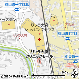 ナチュラルフィット　大府店周辺の地図