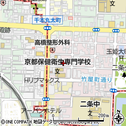 京都府京都市上京区主税町1198周辺の地図