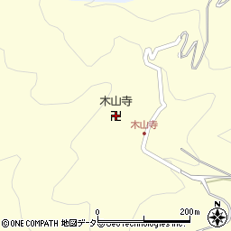 木山寺周辺の地図